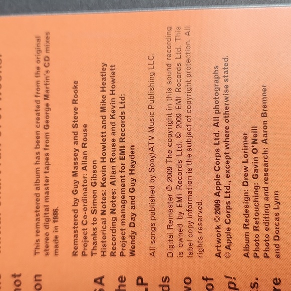 THE BEATLES RUBBER SOUL Apple/Parlophone CD REMASTER 2009 MINT CONDITION - Picture 17 of 17
